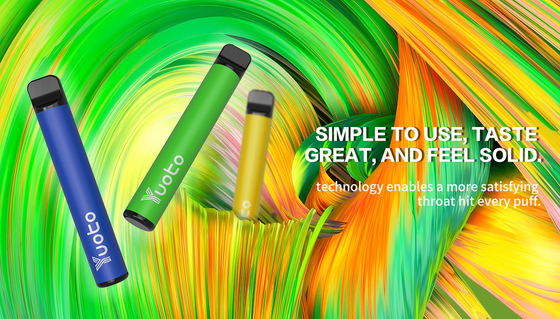 5% Nicotine 800 Puffs Vape تایید FCC FDA با باتری 600mAh