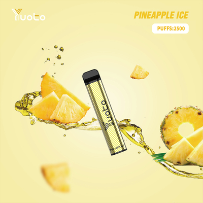 Yuoto xxl 2500 puffs 1200mah 7ml مایع مربع شکل yuoto ویپ یکبار مصرف yuotovape ویپ غلاف کارخانه اصلی در چین