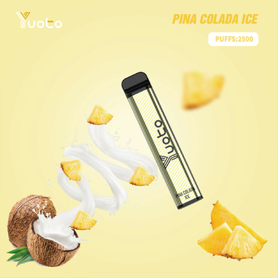 Yuoto xxl 2500 puffs 1200mah 7ml مایع مربع شکل yuoto ویپ یکبار مصرف yuotovape ویپ غلاف کارخانه اصلی در چین