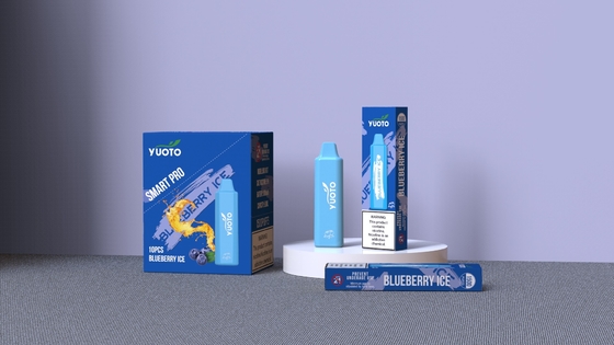 EMC ROHS MSDS Yuoto 1500 Puffs Vape یکبار مصرف 2-5% Mg 800mAh باتری 48 گرم