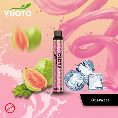 Yuoto Luscious 3000 Puffs Vape یکبار مصرف باتری 1350 میلی آمپر ساعتی 8.0 ML E-Juice