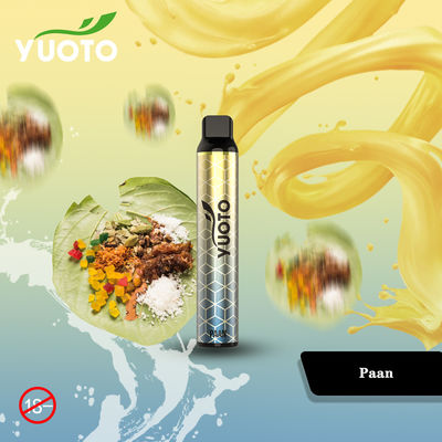 Yuoto Luscious 3000 Puffs Vape یکبار مصرف باتری 1350 میلی آمپر ساعتی 8.0 ML E-Juice