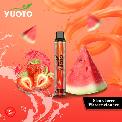 Yuoto Luscious 3000 Puffs Vape یکبار مصرف باتری 1350 میلی آمپر ساعتی 8.0 ML E-Juice