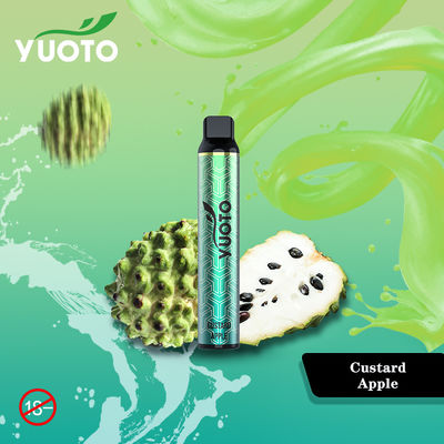 Yuoto Luscious 3000 Puffs Vape یکبار مصرف باتری 1350 میلی آمپر ساعتی 8.0 ML E-Juice