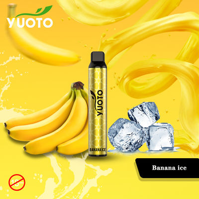 Yuoto Luscious 3000 Puffs Vape یکبار مصرف باتری 1350 میلی آمپر ساعتی 8.0 ML E-Juice