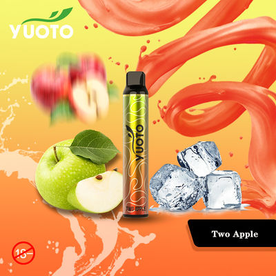 Yuoto Luscious 3000 Puffs Vape یکبار مصرف باتری 1350 میلی آمپر ساعتی 8.0 ML E-Juice