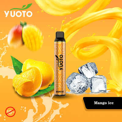 Yuoto Luscious 3000 Puffs Vape یکبار مصرف باتری 1350 میلی آمپر ساعتی 8.0 ML E-Juice