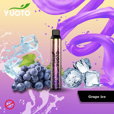 Yuoto Luscious 3000 Puffs Vape یکبار مصرف باتری 1350 میلی آمپر ساعتی 8.0 ML E-Juice