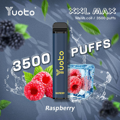 XXL Yuoto یکبار مصرفی Vape MAX 3500 Puffs دستگاه طعم 9 میلی لیتر