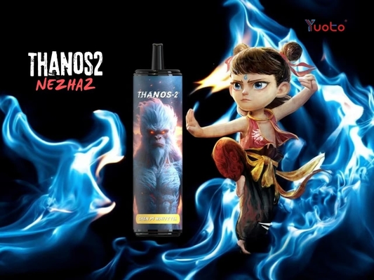 yuoto thanos2 10000 puffs نمایش سطح باتری یکبار مصرف